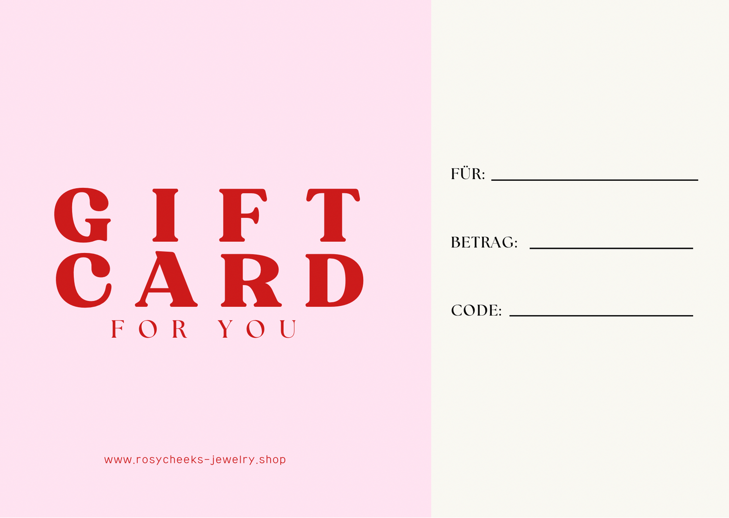 rosycheeks jewelry – Online Gift Card