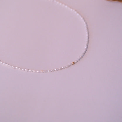 „Lea“ - Süßwasserperlen Halskette, 14k Goldfilled