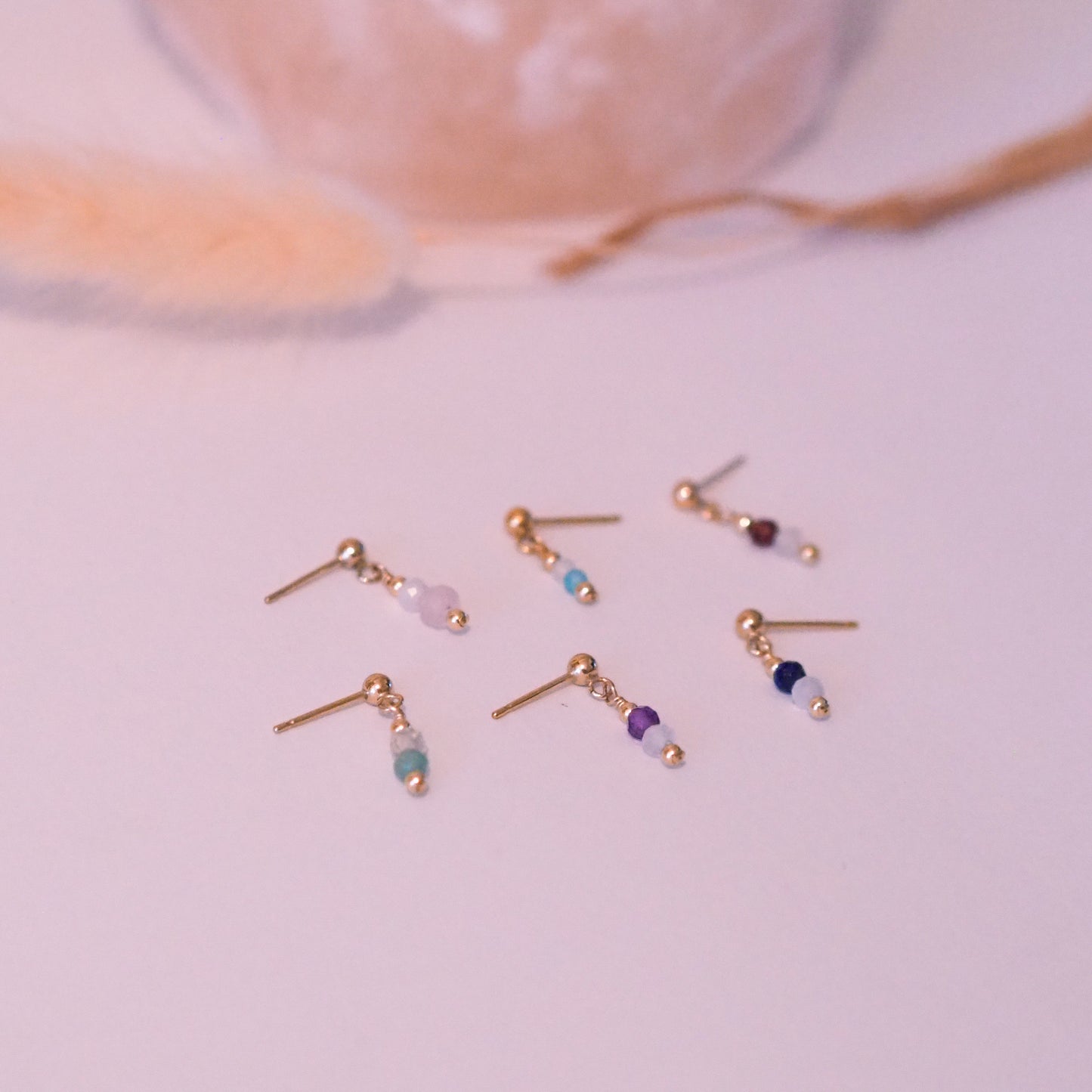 "Crystal Magic" - Ohrringe mit Kristallen, 14k Goldfilled