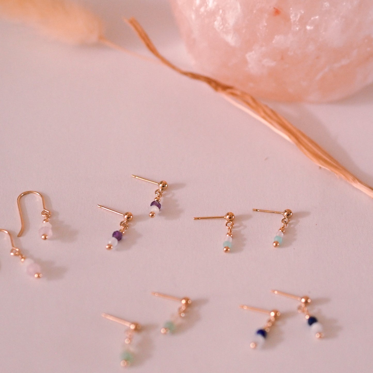 "Crystal Magic" - Ohrringe mit Kristallen, 14k Goldfilled