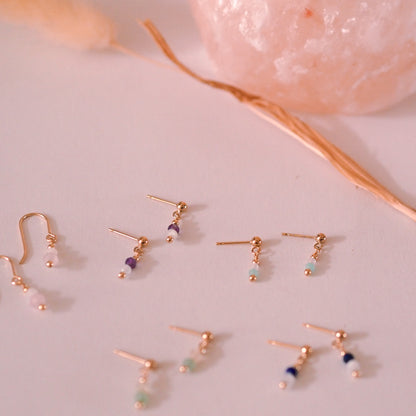 "Crystal Magic" - Ohrringe mit Kristallen, 14k Goldfilled