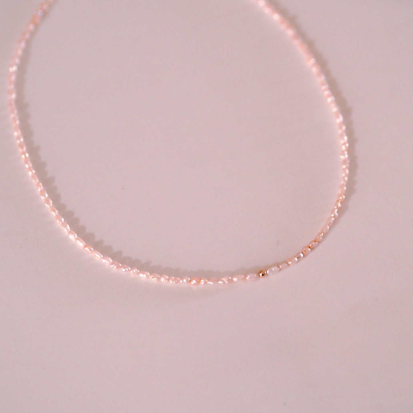 „Lea“ - Süßwasserperlen Halskette, 14k Goldfilled