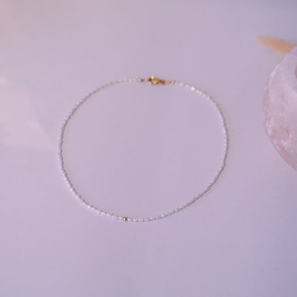 „Lea“ - Süßwasserperlen Halskette, 14k Goldfilled