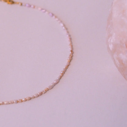 „Lea“ - Süßwasserperlen Halskette, 14k Goldfilled