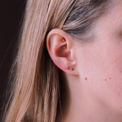 "Mini Studs" - kleine Ohrstecker, 14k Goldfilled