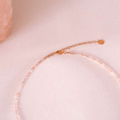 „Lia" - Mondstein Halskette, 14k Goldfilled