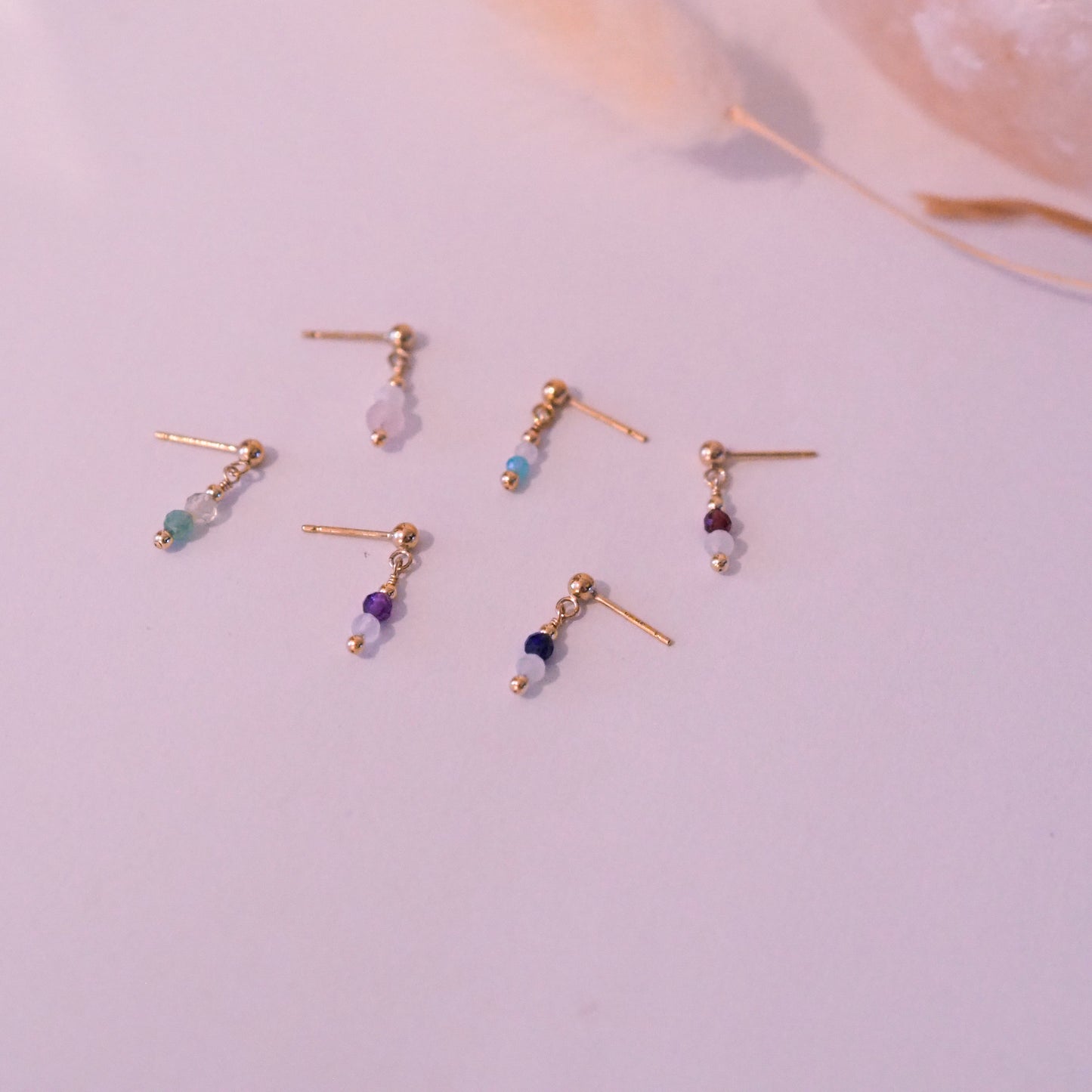 "Crystal Magic" - Ohrringe mit Kristallen, 14k Goldfilled