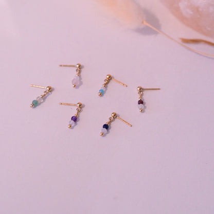 "Crystal Magic" - Ohrringe mit Kristallen, 14k Goldfilled