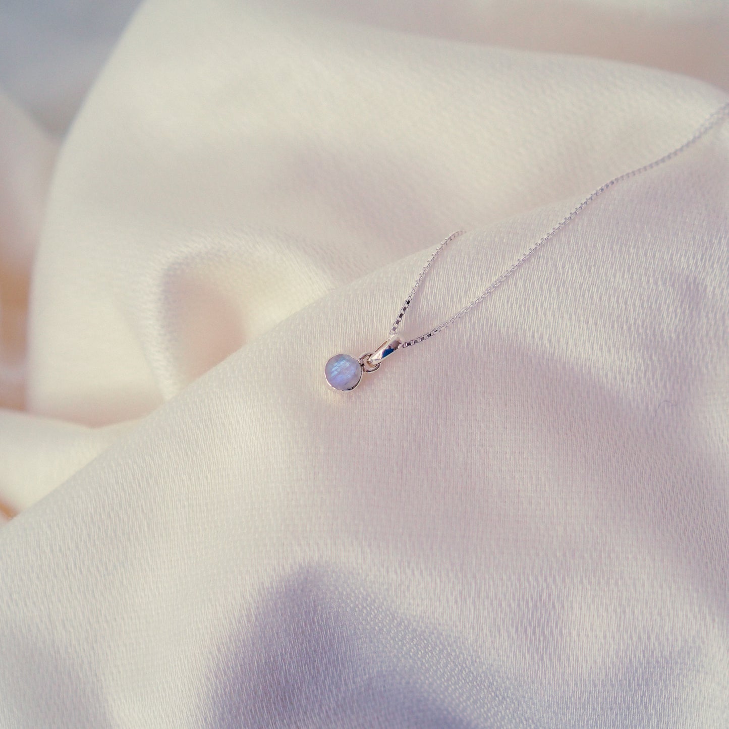 Halskette „Luna“ - Mondstein