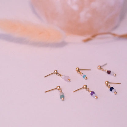 "Crystal Magic" - Ohrringe mit Kristallen, 14k Goldfilled