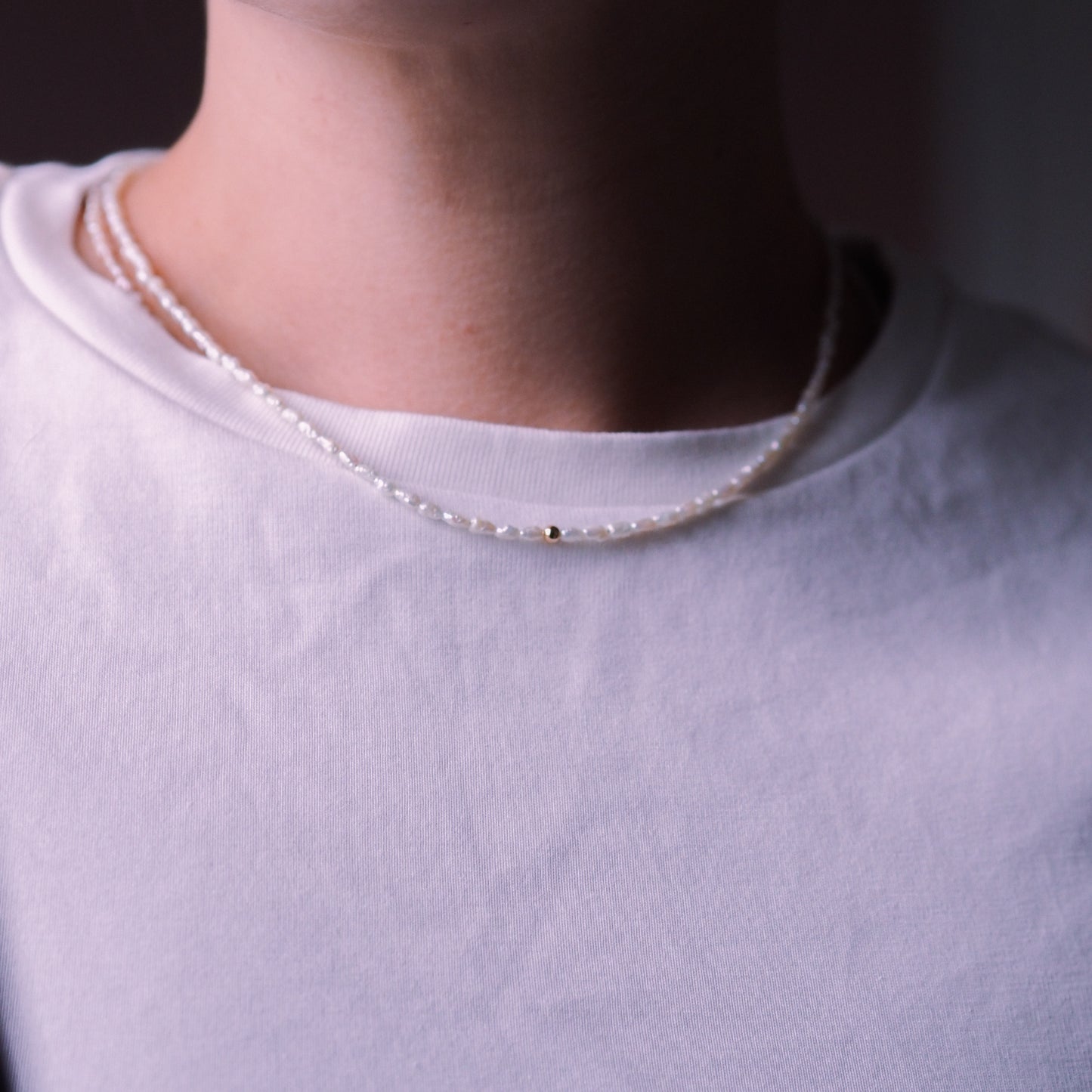 „Lea“ - Süßwasserperlen Halskette, 14k Goldfilled