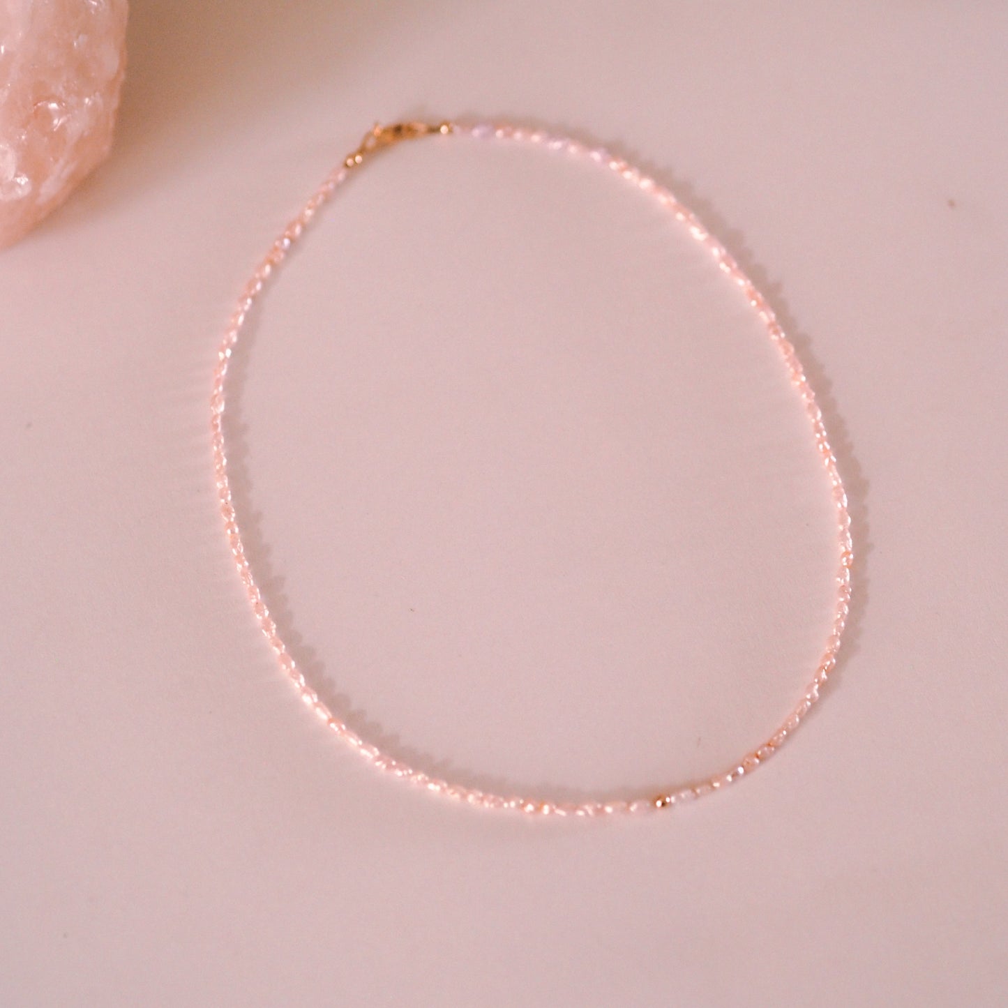 „Lea“ - Süßwasserperlen Halskette, 14k Goldfilled