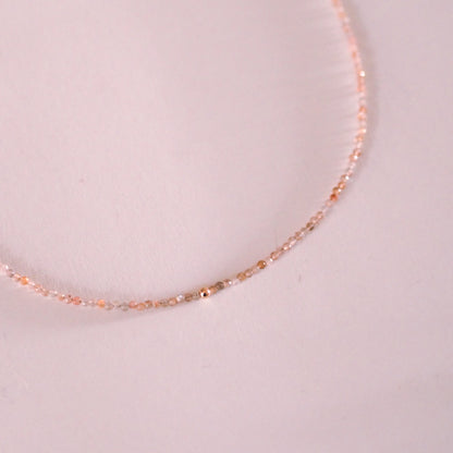 „Lia" - Mondstein Halskette, 14k Goldfilled