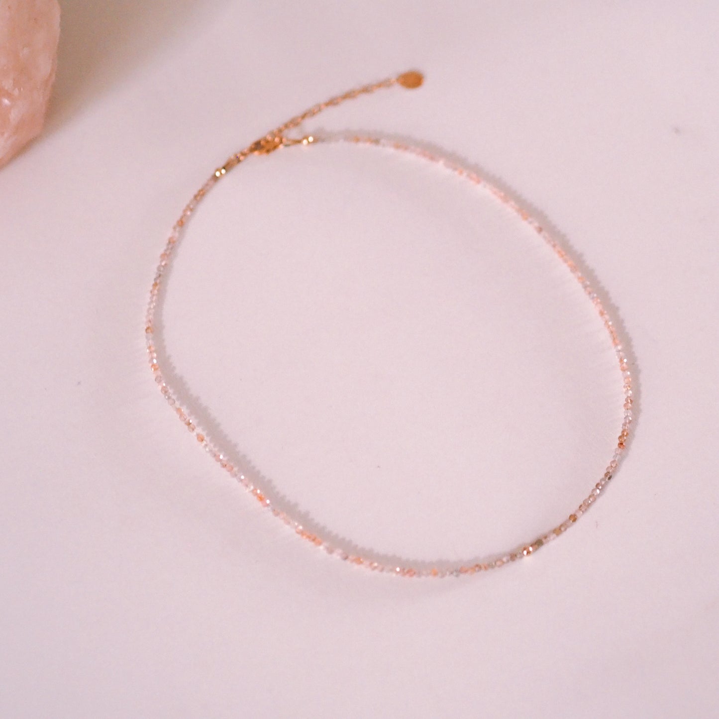 „Lia" - Mondstein Halskette, 14k Goldfilled