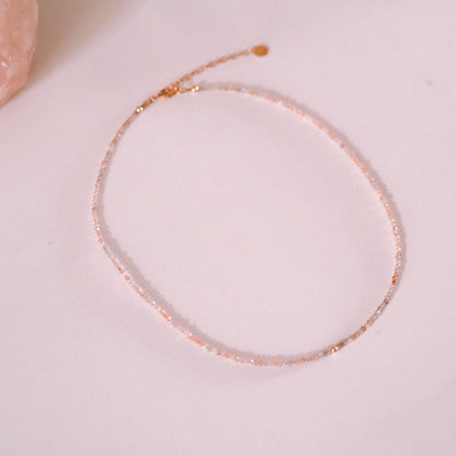 „Lia" - Mondstein Halskette, 14k Goldfilled