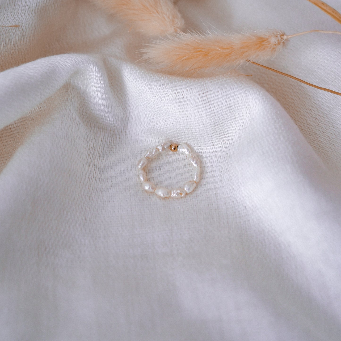 Süßwasserperlen Ring