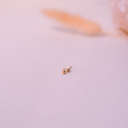 "Mini Studs" - kleine Ohrstecker, 14k Goldfilled