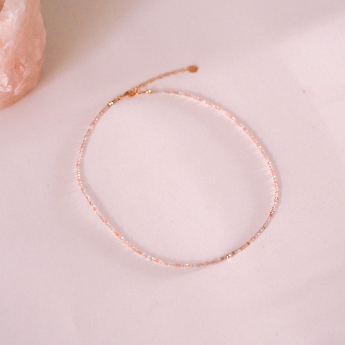 „Lia" - Mondstein Halskette, 14k Goldfilled