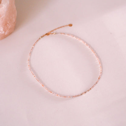 „Lia" - Mondstein Halskette, 14k Goldfilled