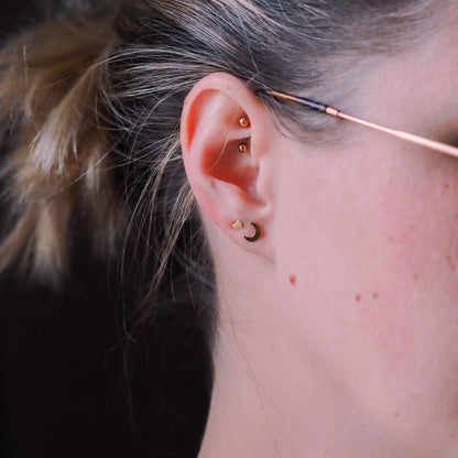 "Mini Studs" - kleine Ohrstecker, 14k Goldfilled