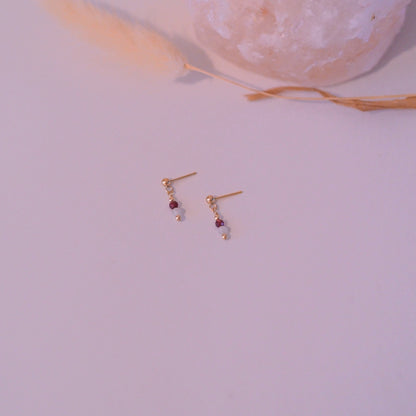 "Crystal Magic" - Ohrringe mit Kristallen, 14k Goldfilled