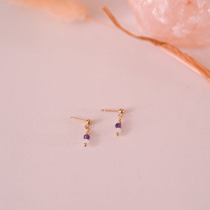 "Crystal Magic" - Ohrringe mit Kristallen, 14k Goldfilled