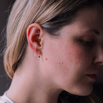 "Crystal Magic" - Ohrringe mit Kristallen, 14k Goldfilled