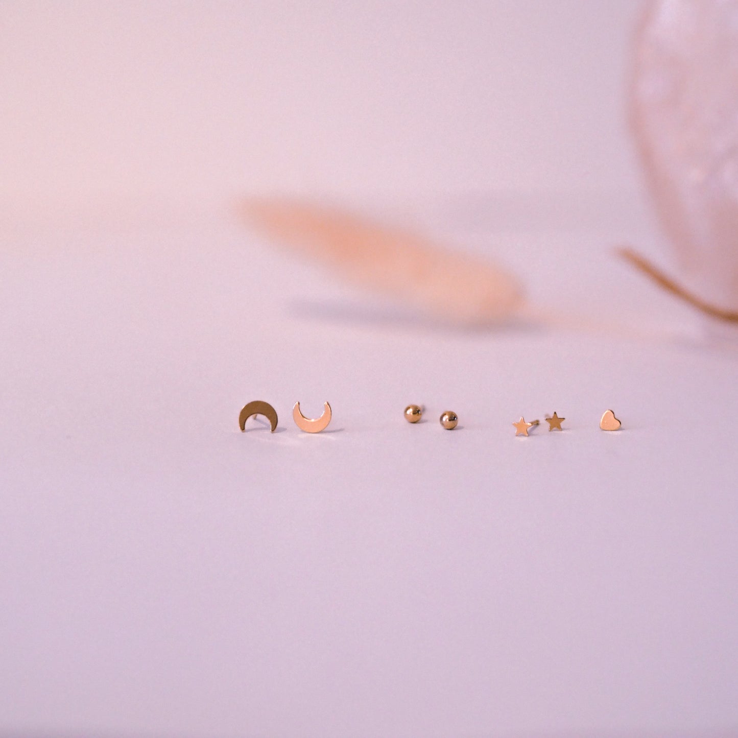 "Mini Studs" - kleine Ohrstecker, 14k Goldfilled