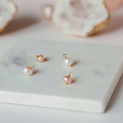 Pia Creolen Perlen Anhaenger