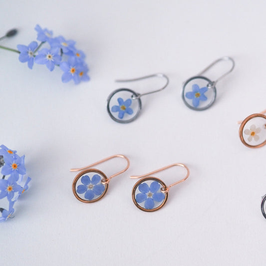 Vergissmeinnicht Ohrringe_Haken